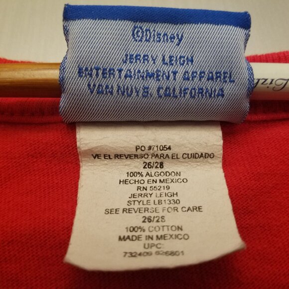 VINTAGE Y2K SNOW WHITE EVIL QUEEN A DISNEY CLASSIC- WOMENS 26/28 RED - Picture 5 of 13